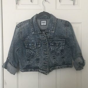 Highway Jeans Cropped Denim Jacket